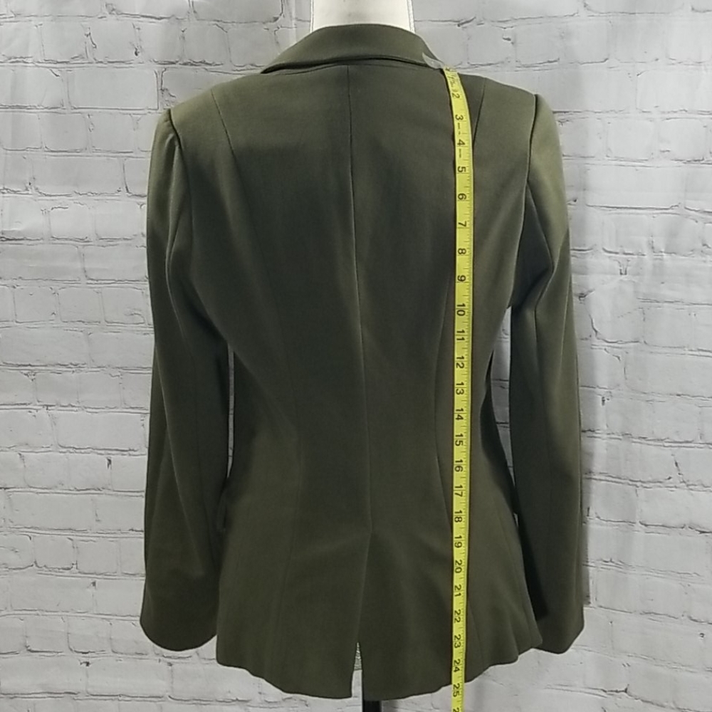 Anthropologie Cartonnier Green Jersey Blazer - Picture 2 of 7
